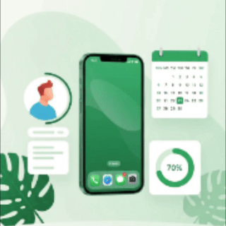 Animasi daftar dan menyiapkan toko
